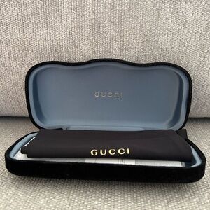 Gucci black sunglasses/eyeglasses case